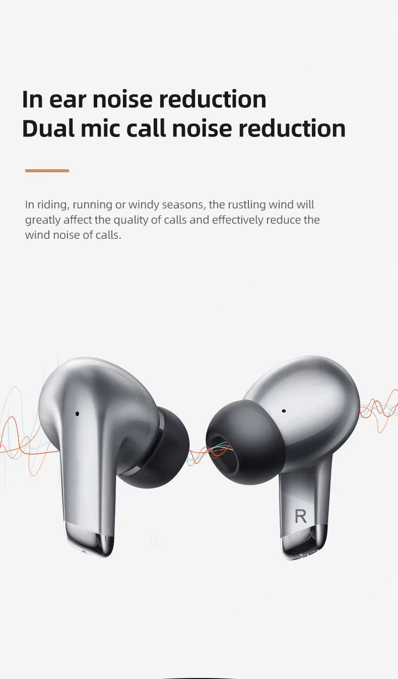 Choice Lenovo LP5 auriculares inalámbricos con Bluetooth, auriculares de música HiFi, Auriculares deportivos impermeables con micrófono, auriculares de negocios