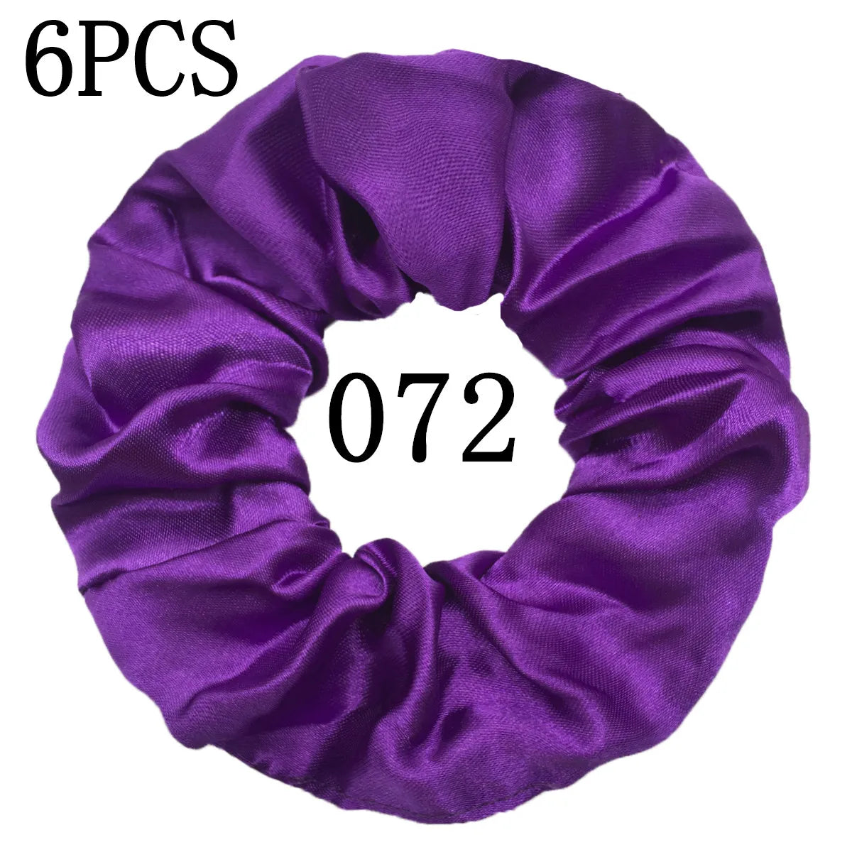 6 unids/lote, bandas para el pelo, lazos, cuerdas, soporte para cola de caballo para mujeres o niñas, accesorios, tocados de satén, Color sólido 100