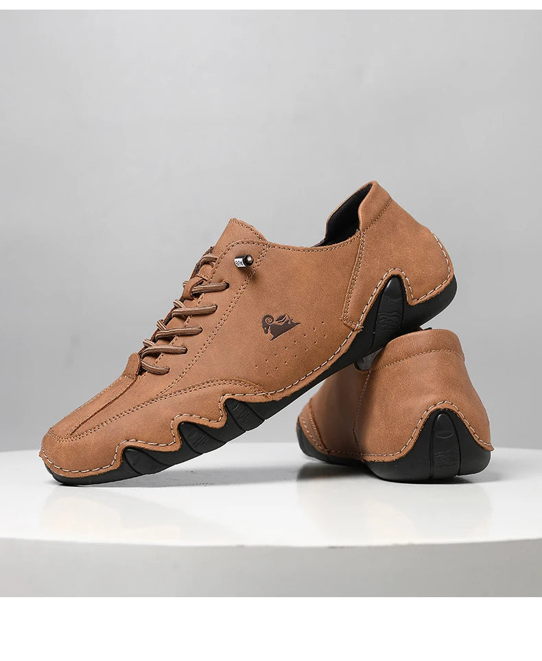 Zapatos de hombre para las cuatro estaciones, nuevos zapatos informales de talla grande, zapatos transpirables de suela suave a la moda para exteriores, zapatos deportivos para caminar para hombre