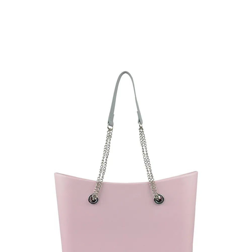 Nuevo 1 par Obag plata larga OT doble cadena con tornillo chapado en Metal para OBag mango O bolso de mujer bolso de hombro