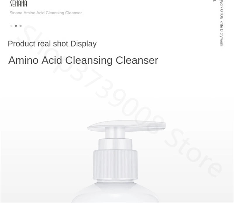 Limpiador Facial de aminoácidos, limpieza profunda, limpiador hidratante con Control de aceite, Gel de limpieza suave, productos de lavado de cara para el cuidado de la piel