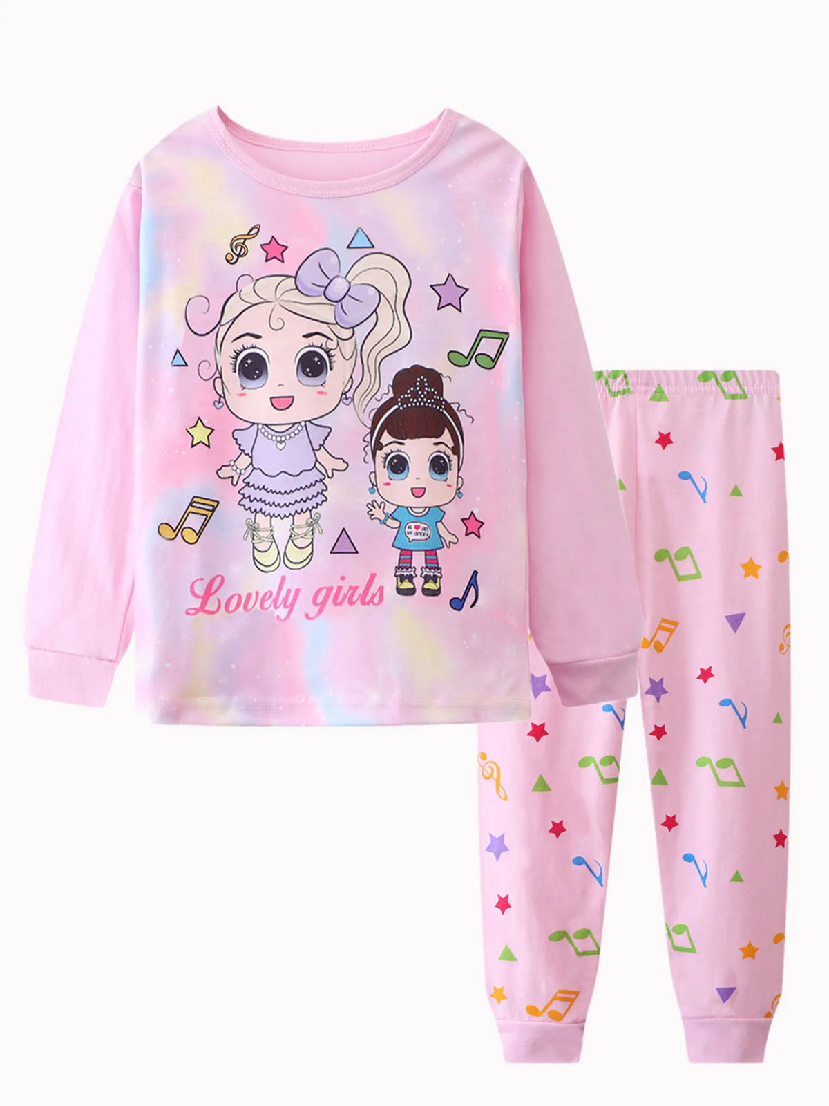 Conjunto de pijama con estampado de dinosaurio para niños, 2 piezas, informal