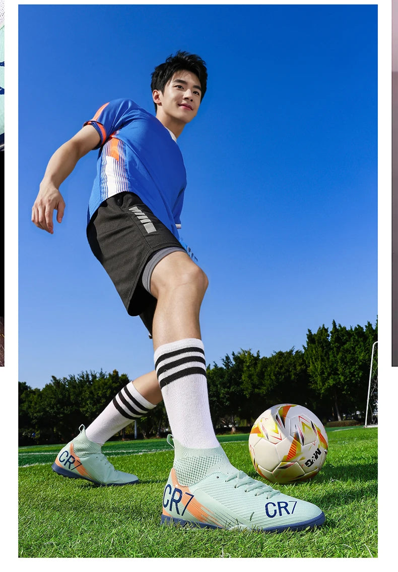 Nuevas botas de fútbol para hombre, gran oferta, zapatos de fútbol profesionales de alta calidad, zapatillas de fútbol para mujer, zapatillas unisex ultraligeras TF/FG