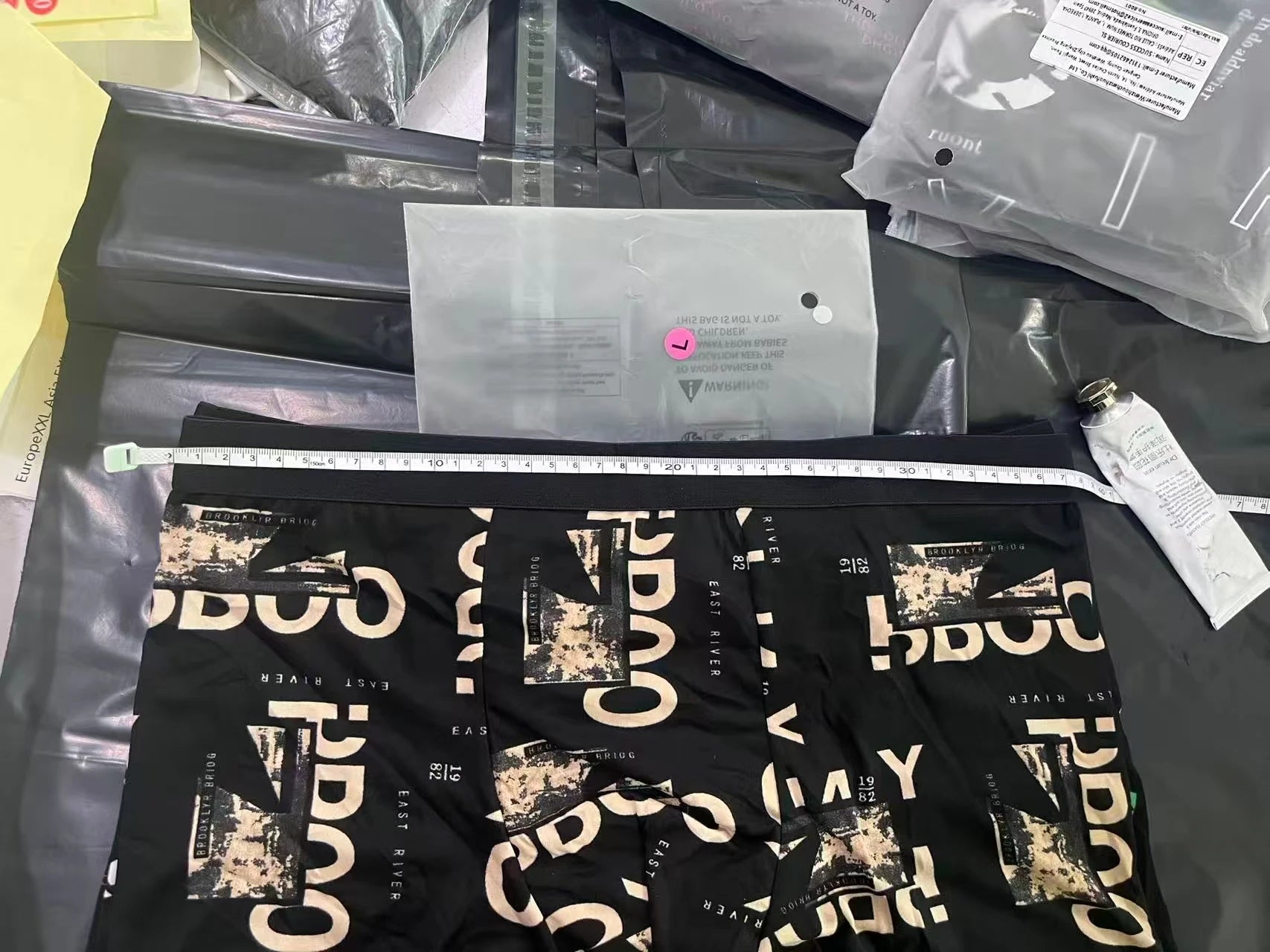 Ropa interior para padres e hijos para hombres y adolescentes, pantalones cortos con estampado Simple y a la moda, pantalones cortos informales con cintura elástica Joker, 4/10 piezas