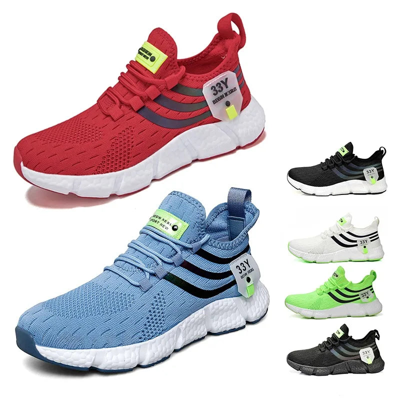 Zapatillas de deporte para hombre, zapatos informales clásicos transpirables, zapatillas de Tenis para hombre, novedad de 2024, zapatos cómodos de malla para exteriores para hombre, Tenis Masculino