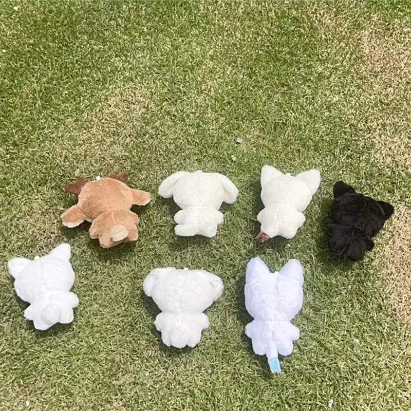 Llaveros de peluche de dibujos animados de Kpop de moda: JUNGWON, SUNGHOON, JAY, NIKI, JAKE, HEESEUNG, SUNOO - Colgantes para bolsos