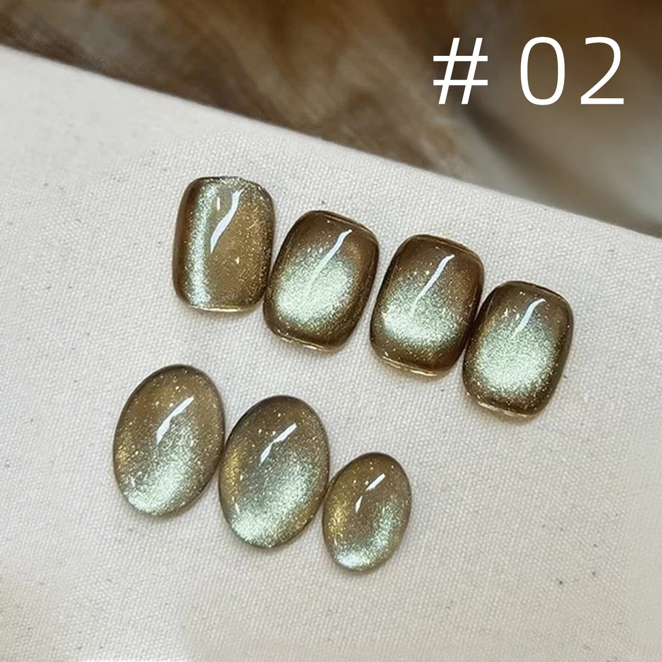 1-12 Uds. Esmalte de Uñas en Gel Magnético Ojo de Gato Marrón con Luz Azul, Larga Duración, Novedad 2026, Suministros para Uñas, Arte de Uñas, Venta Caliente