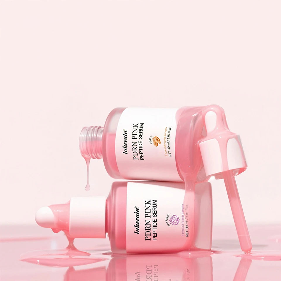 Salmón DNA PDRN, suero péptido rosa, suero brillante rosa, elimina la oscuridad de la piel, hidratante, reafirmante, cuidado de la piel coreano
