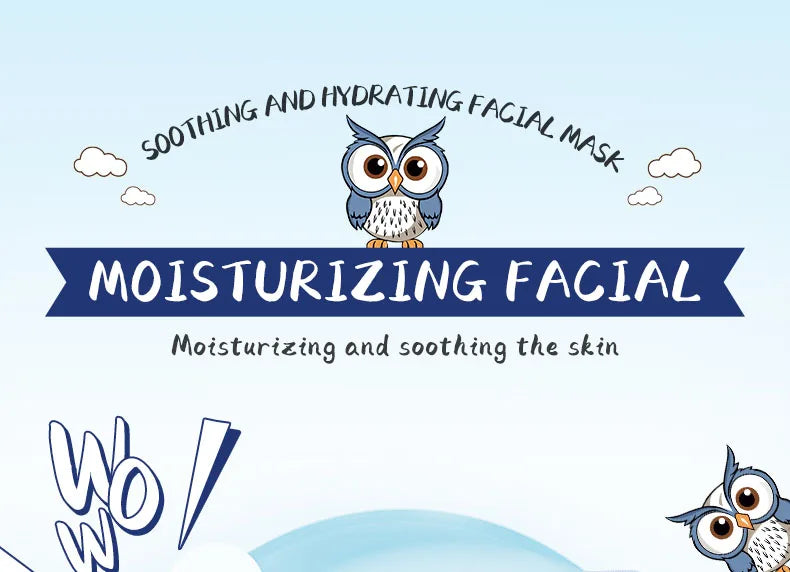 5 uds SADOER dibujos animados frutas frescas máscaras faciales hidratante calmante iluminador mascarilla Facial hidratante para el cuidado de la piel Facial