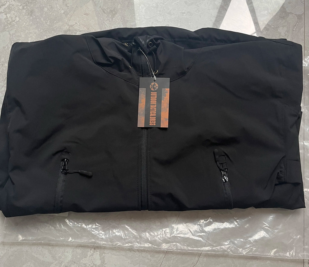 Chaqueta de Piel de Tiburón a la Moda 2024, Chaqueta Táctica Impermeable y Cortavientos para Hombre, Chaqueta con Capucha