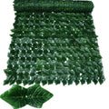 Paneles de valla de hojas verdes con seto de hiedra Artificial, pantalla de valla de privacidad falsa para decoración de hogar, jardín y balcón al aire libre