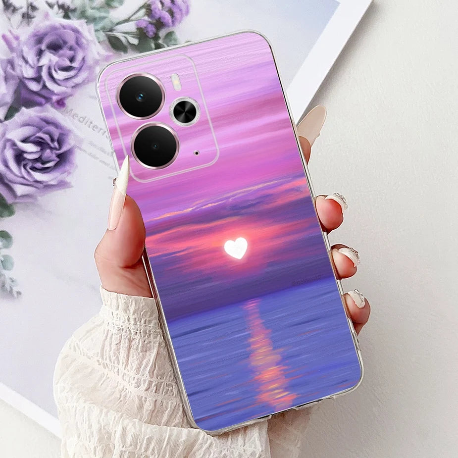 For Realme 14 5G Case Realme 14T RMX5078 New Luxury Painted Cover Soft Slim Phone Case For Realme 14X Realme14 T 5G Fundas Coque