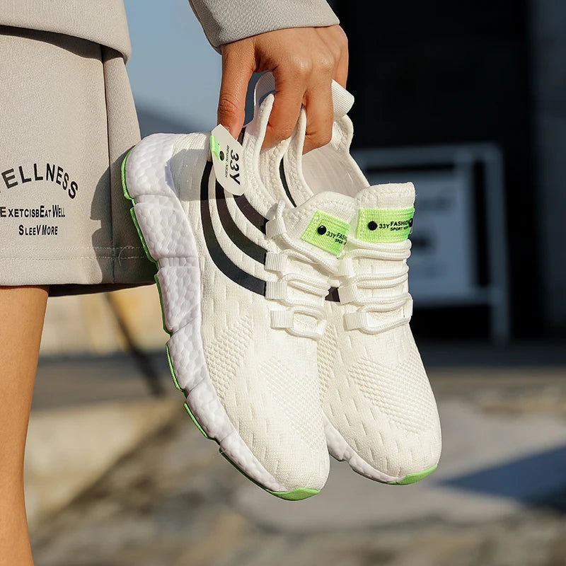 Zapatillas de deporte para hombre, zapatos informales clásicos transpirables, zapatillas de Tenis para hombre, novedad de 2024, zapatos cómodos de malla para exteriores para hombre, Tenis Masculino