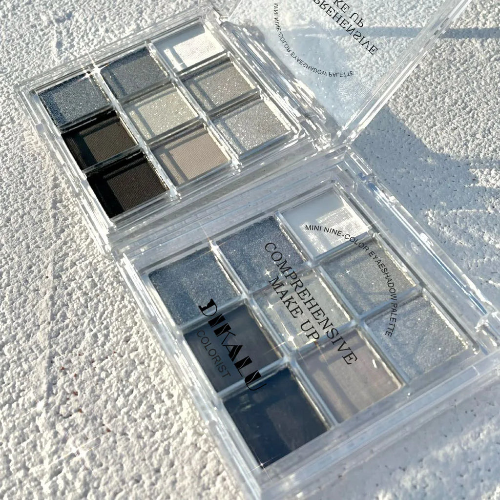 DIKALU-paleta de sombras de ojos, nueva paleta de sombra de ojos, Oh Rosy Nine Palace Grid, enfoque automático, baja saturación, polvo de humo, placa de rosa, primavera y verano