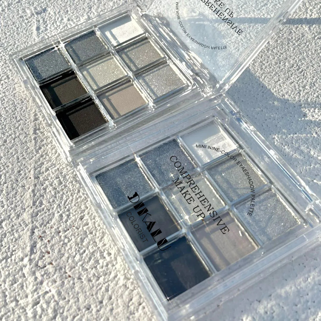 DIKALU-paleta de sombras de ojos, nueva paleta de sombra de ojos, Oh Rosy Nine Palace Grid, enfoque automático, baja saturación, polvo de humo, placa de rosa, primavera y verano