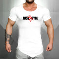 Camisetas deportivas de manga corta para correr para hombre, ropa deportiva ajustada transpirable de algodón para verano, camisetas musculares para gimnasio, culturismo y Fitness