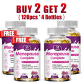 ¡Compre 1 y obtenga 1 gratis! Suplemento completo para menopausia, para alivio de flash en caliente, equilibrio hormonal y estado de ánimo, calma el molestias en las articulaciones, vegano