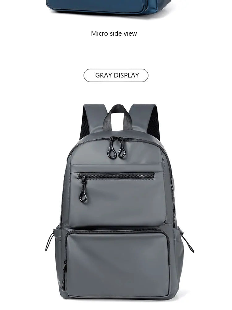 Mochila para ordenador de 14 pulgadas, mochila sencilla y duradera de gran capacidad para hombre, mochila de viaje ligera para hombre, mochila escolar para estudiantes