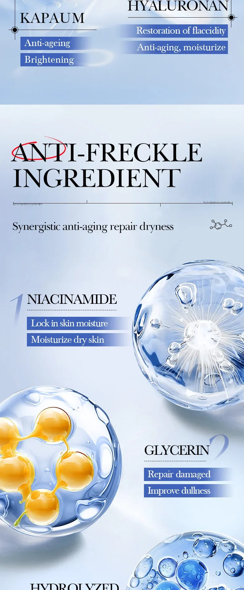 5 uds SADOER Caviar ácido hialurónico mascarillas faciales hidratantes brillo reafirmante mascarilla Facial hidratante productos para el cuidado de la piel Facial