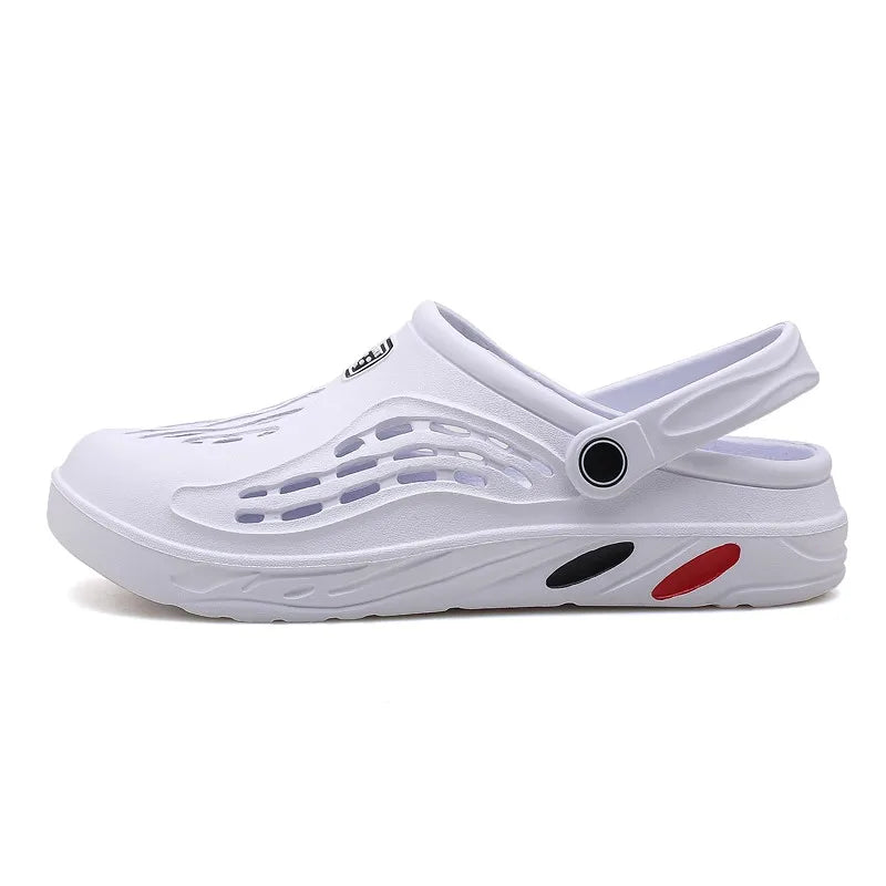 Sandalias al aire libre para hombres y mujeres Zuecos de verano Zapatillas EVA Tallas grandes 47 48 49 Zapatos de jardín para hombres Sandalias de playa Zuecos transpirables