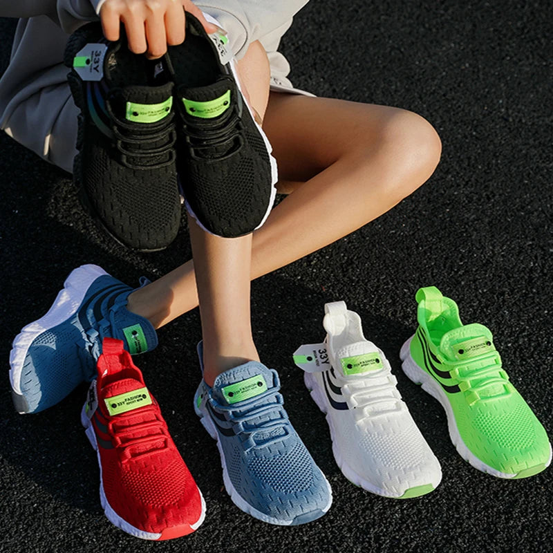 Zapatillas de deporte para hombre, zapatos informales clásicos transpirables, zapatillas de Tenis para hombre, novedad de 2024, zapatos cómodos de malla para exteriores para hombre, Tenis Masculino