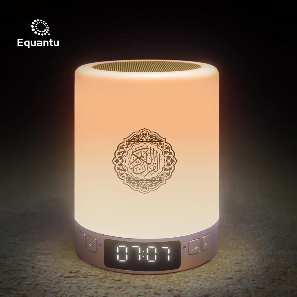 Azan-luz nocturna musulmana, Corán, portátil, inalámbrico, Caixa De Som, Altavoz Bluetooth, caja De sonido De música, lámpara sagrada Blutooth, Mini deflector