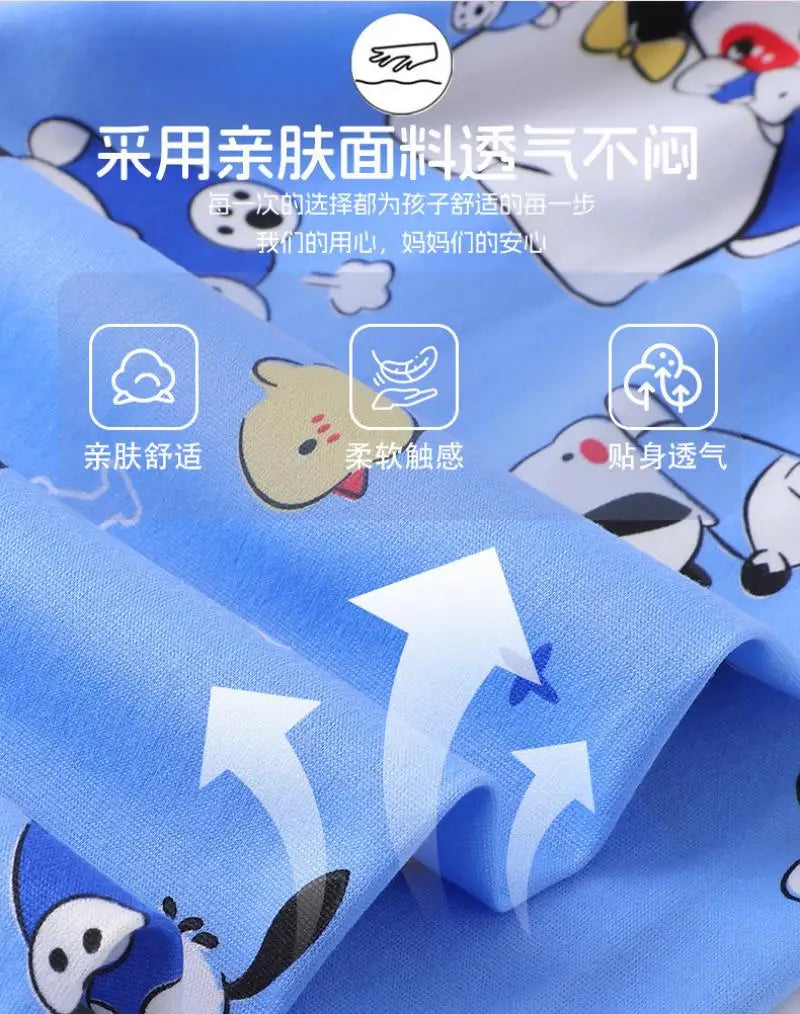 Anime 2 uds crayón de dibujos animados Shin-Chan pijamas para niños pantalones de manga larga conjunto Kawaii niñas lindo Casual ropa de dormir suelta