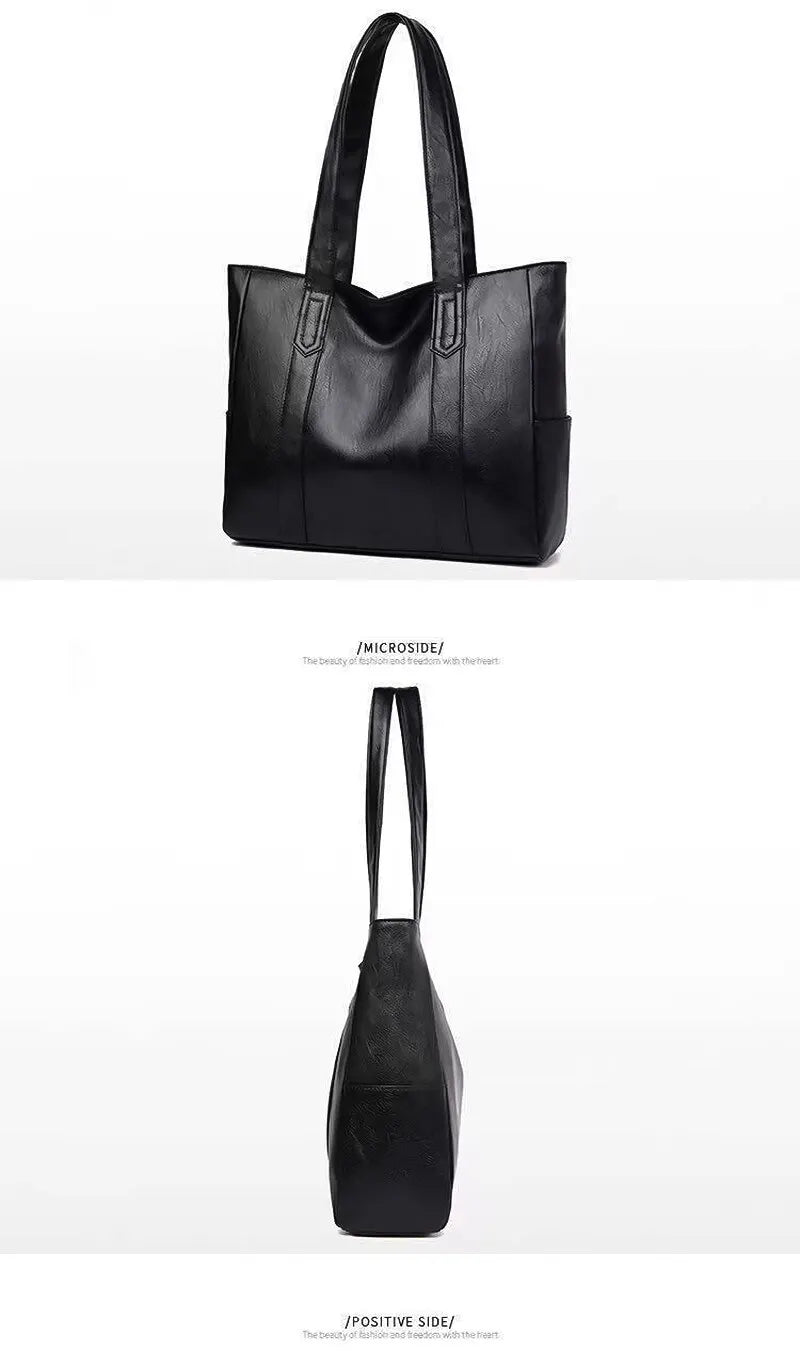 Bolso de mano vintage de gran capacidad, bolso de hombro vegano retro, bolso casual de mujer para ir al trabajo