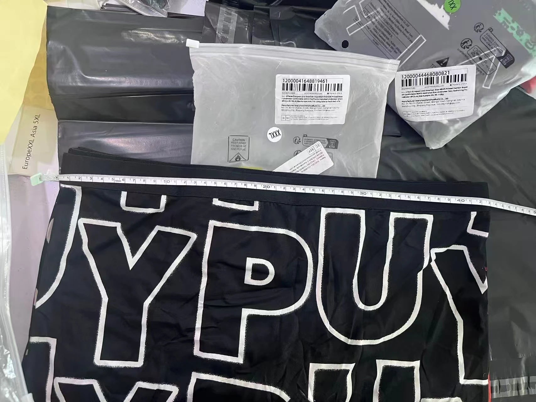 Ropa interior para padres e hijos para hombres y adolescentes, pantalones cortos con estampado Simple y a la moda, pantalones cortos informales con cintura elástica Joker, 4/10 piezas