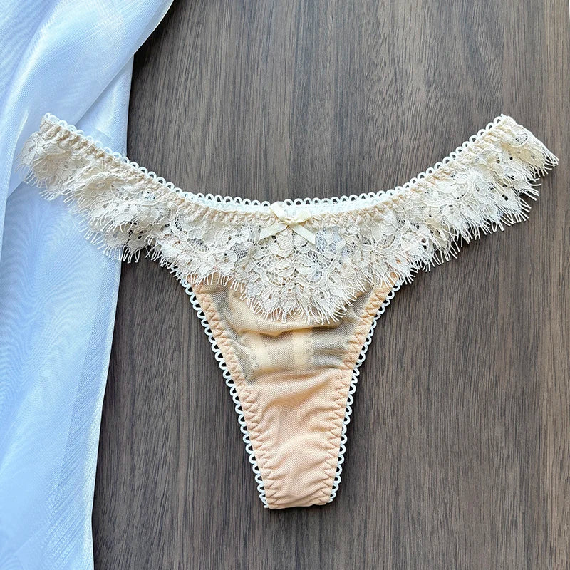 Tangas personalizadas para mujer, tanga con nombre de letra de cristal y espalda en T, Tanga Sexy de encaje personalizado con nombre, ropa interior, bragas