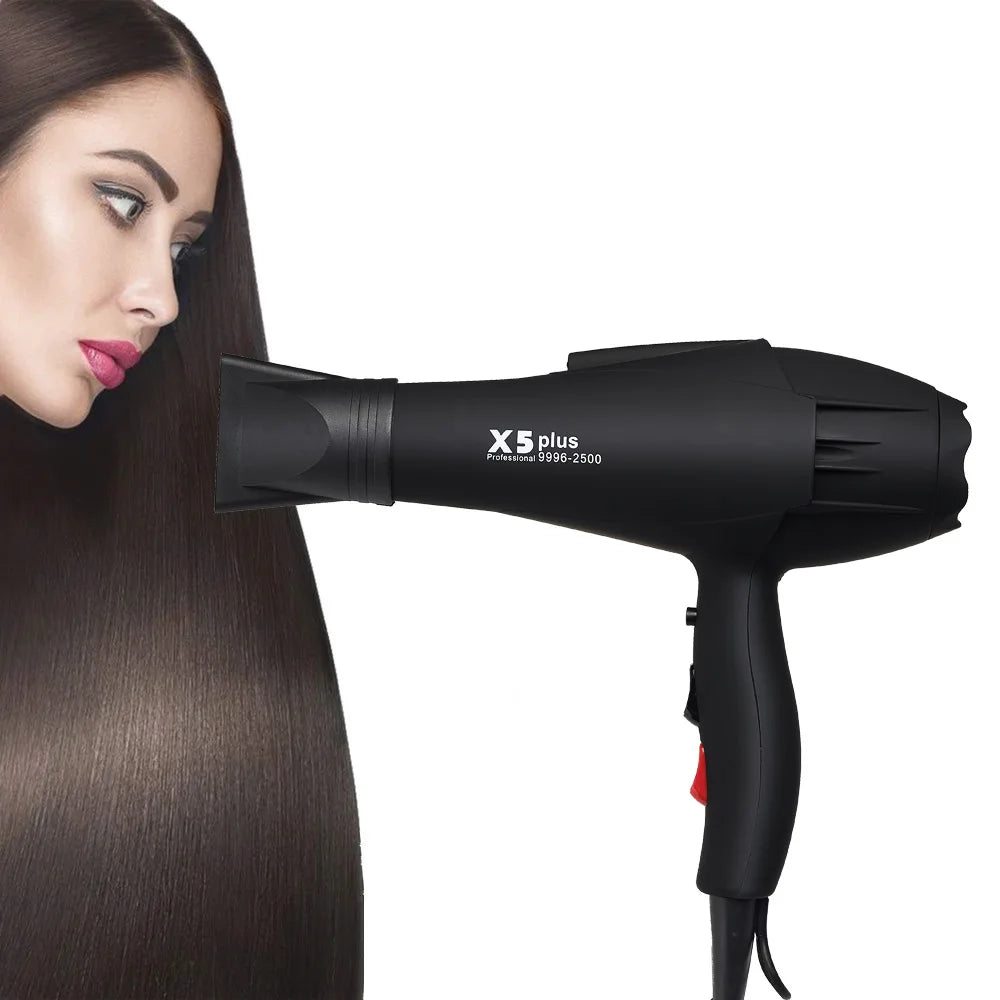 Secador de Pelo RESUXI X5 de 2500W de Alta Potencia, Secador de Pelo Iónico Eléctrico para Uso en Salón y en Casa, Secado Rápido, Secador de Pelo para Mujer