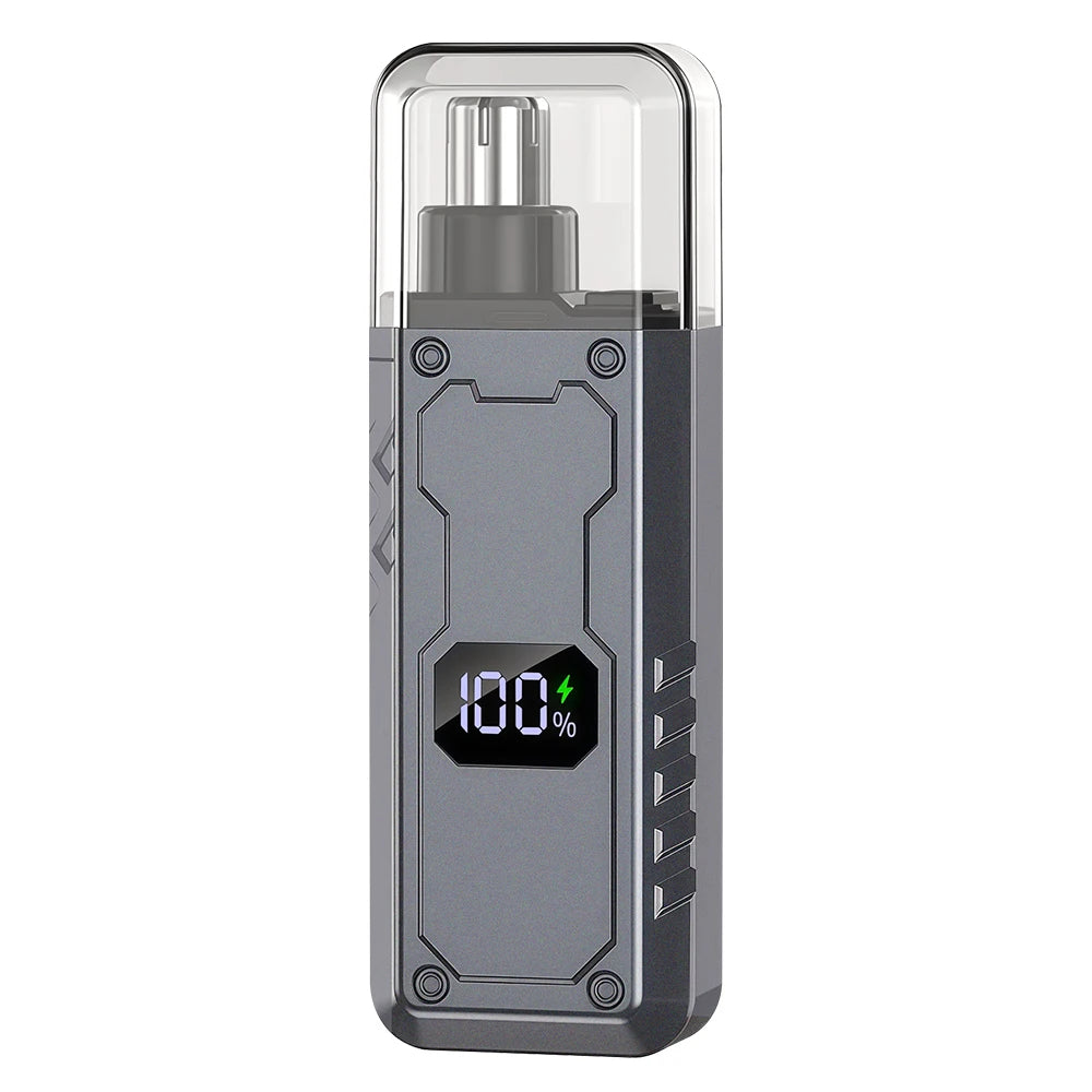 Cortadora de pelo eléctrica 3 en 1 para hombres, pantalla LED, patillas indoloras, cejas, barba, afeitadora, recargable por USB