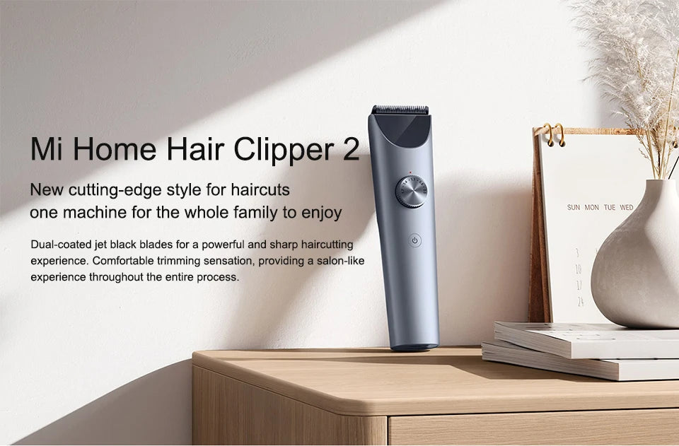 NUEVA Máquina Cortapelos MIJIA 2, Recortadora de Barba Profesional, Máquina de Corte de Pelo Inalámbrica Impermeable IPX7, Mijia Clipper 2