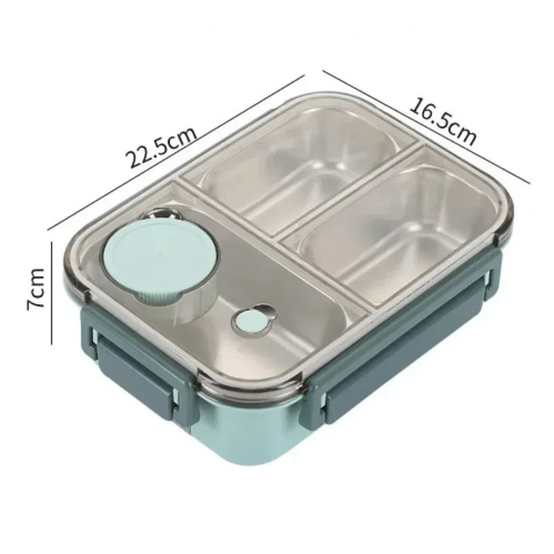 Fiambreras portátiles de 850ml para niños y adultos, caja Bento para sopa térmica, contenedor de almacenamiento de alimentos con calefacción aislada de acero inoxidable