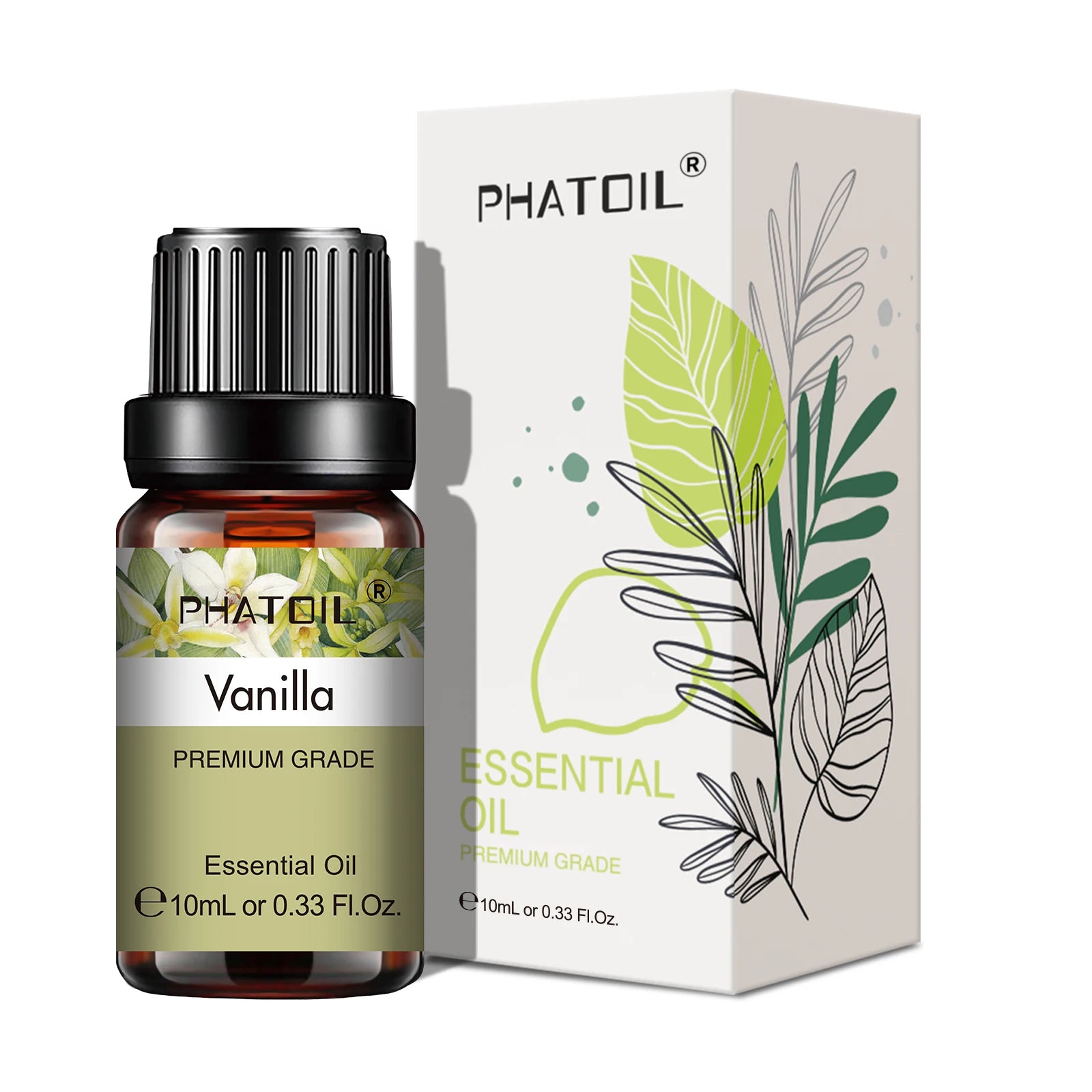 Aceites Esenciales de Lavanda de 10 ml, Puros y Naturales para Difusor, Humidificador, Aromaterapia, Aceite Aromático de Jazmín y Vainilla, para Velas y Jabones DIY