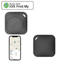 Nuevo rastreador GPS antipérdida MINI localizador cuadrado negro para uso antirrobo móvil enjunción con sistema iOS encontrar mi aplicación