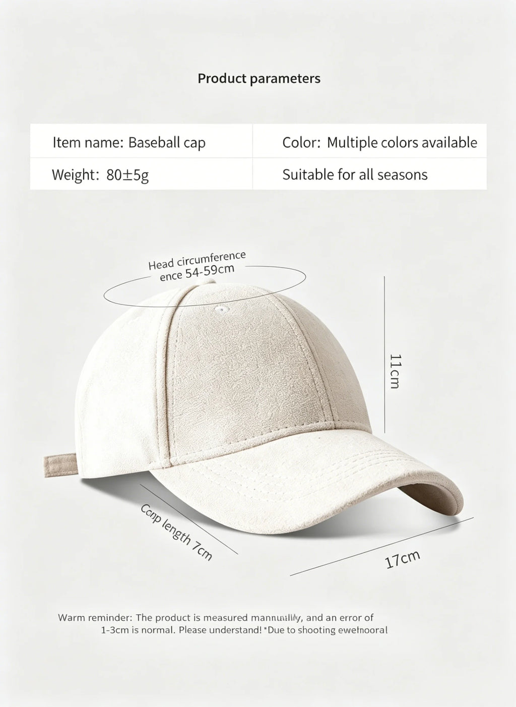 Gorras de béisbol de gamuza a la moda para hombre y mujer, gorra de hip hop retro sólida para otoño e invierno, gorra unisex ajustable con visera para el sol