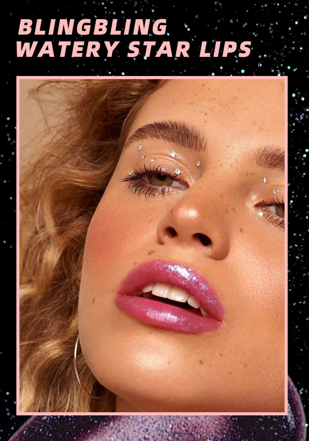 Brillo Labial QIBEST con Efecto Espejo, Hidratante, Cambia de Color, Bálsamo Labial Brillante, Voluminizador, Tinte Labial Diamante de Larga Duración