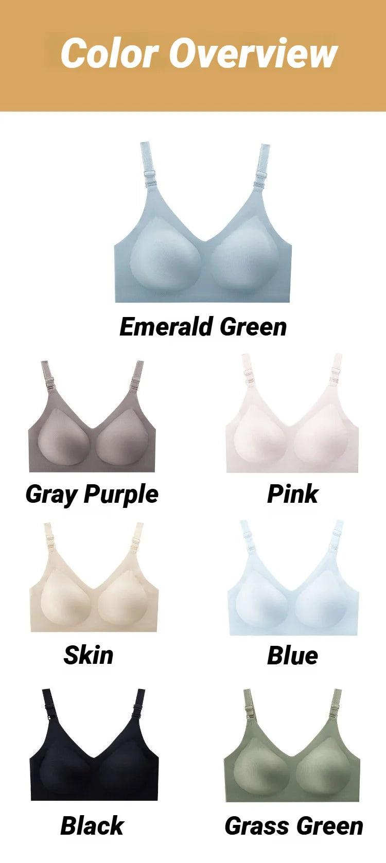 Sujetadores sin costuras para mujer, estilo fino, suaves, para lactancia, ropa interior cómoda, lencería con soporte, tallas grandes