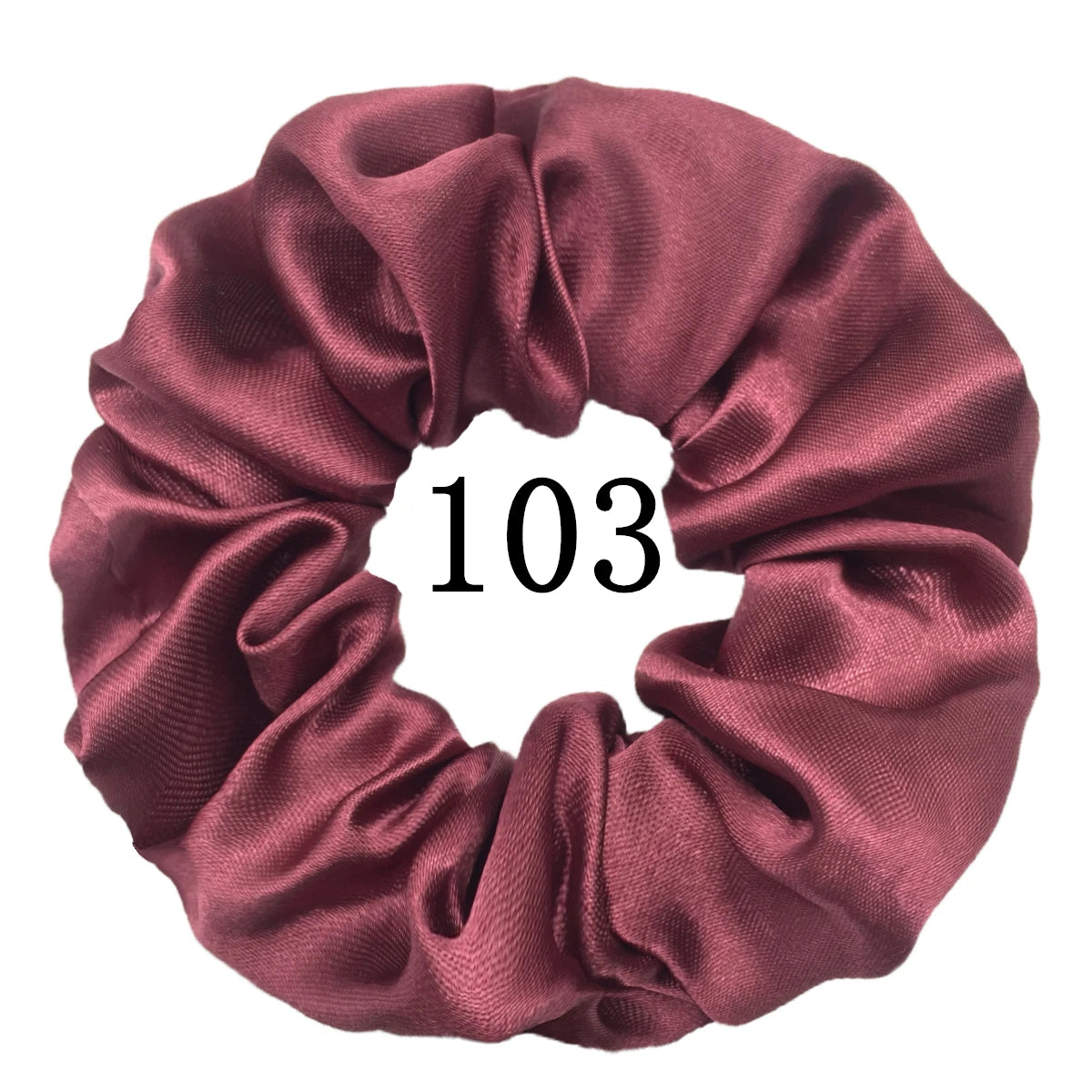 6 unids/lote, bandas para el pelo, lazos, cuerdas, soporte para cola de caballo para mujeres o niñas, accesorios, tocados de satén, Color sólido 100