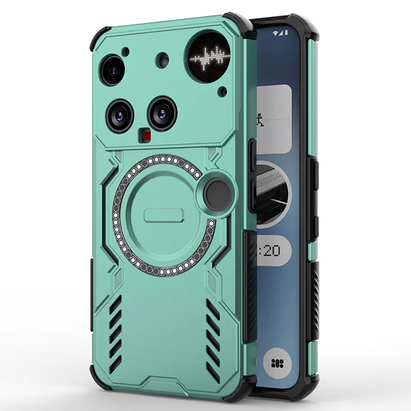 Funda de disipación de calor para Nothing Phone 3 3a Lite 4a Pro, protección de lente, carga inalámbrica magnética, carcasa trasera, Funda Coque