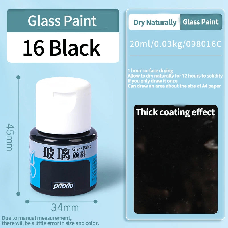 Botella de colores de pintura acrílica, 24 colores, 20/25 ml, pigmento de Graffiti hecho a mano DIY para dibujo de artista, pintura de Color agua de vidrio Gouache
