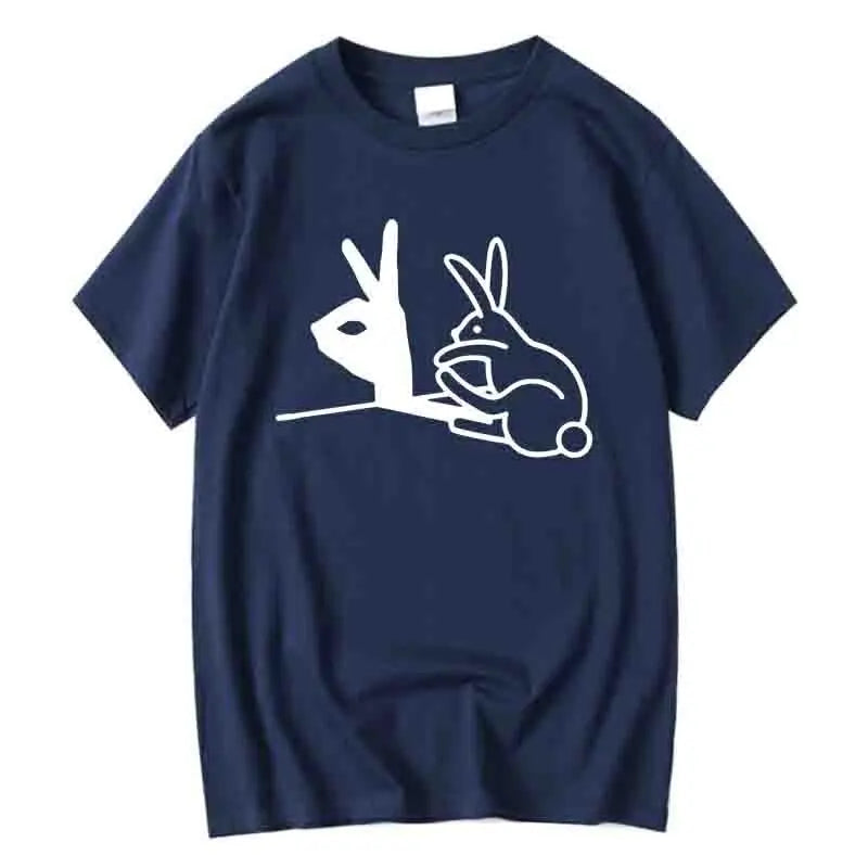 Camiseta informal a la moda para hombre, mezcla de algodón de alta calidad, camiseta con estampado de diseño divertido y fresco, camiseta holgada de verano para hombre, camisetas con cuello redondo para hombre, camiseta sup