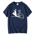 Camiseta informal a la moda para hombre, mezcla de algodón de alta calidad, camiseta con estampado de diseño divertido y fresco, camiseta holgada de verano para hombre, camisetas con cuello redondo para hombre, camiseta sup