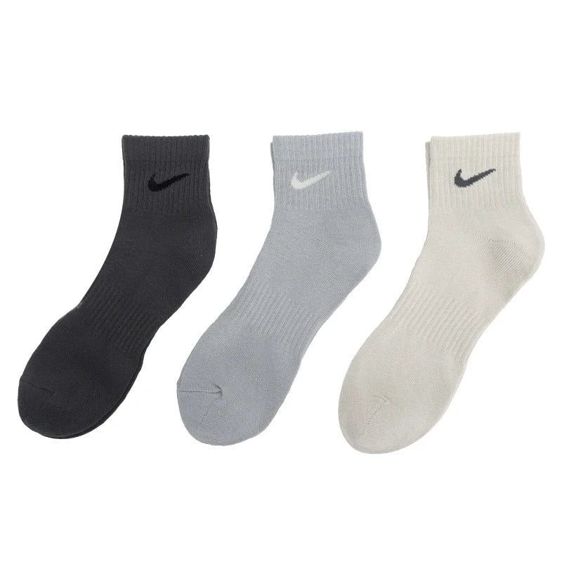 Calcetines Nike, calcetines para hombre, calcetines para mujer, calcetines de baloncesto transpirables y cómodos, calcetines informales (3 pares)
