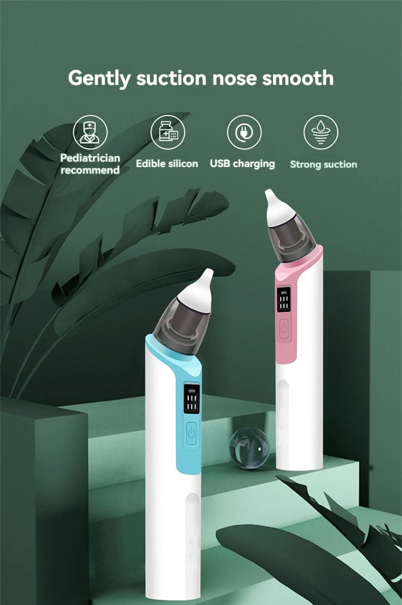 Aspirador Nasal eléctrico para bebé, nuevo patrón, versión de carga, aspirador Nasal para bebé recién nacido, succión, previene la congestión Nasal, 2025