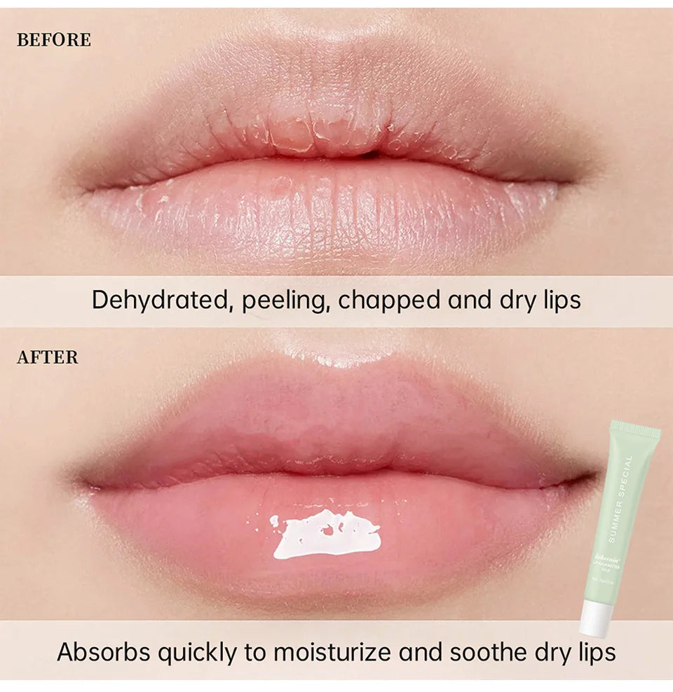 Bálsamo labial hidratante de verano, bálsamo labial hidratante para mantequilla, cuidado diario, bálsamo labial, maquillaje de aceite labial
