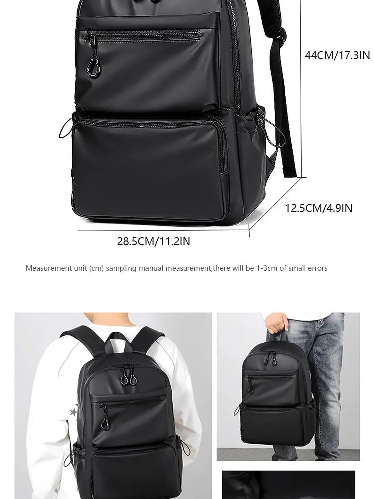 Mochila para ordenador de 14 pulgadas, mochila sencilla y duradera de gran capacidad para hombre, mochila de viaje ligera para hombre, mochila escolar para estudiantes