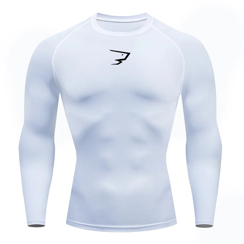 Camiseta de compresión para correr para hombre, camisetas deportivas de manga larga, camisetas deportivas para gimnasio, chándal para correr para hombre, camisetas atléticas para hombre