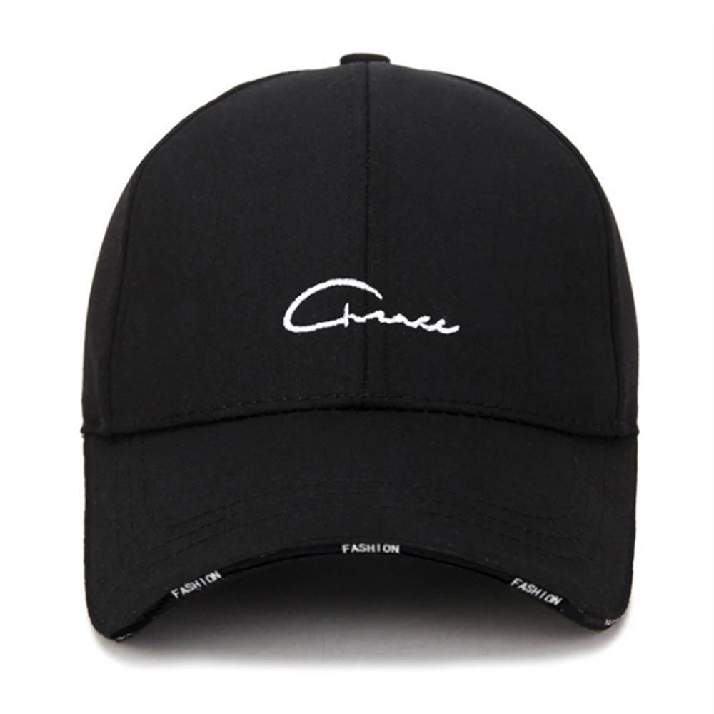 Sombrero Hombres y Mujeres Primavera y Verano Béisbol Hipster Salvaje Blanco y Negro Ocio Viajes Gorra de protección solar
